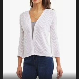 Time & Tru  Womens White or Black Lg 12-14 NWT